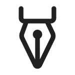 Calligraphy Pen SVG Icon